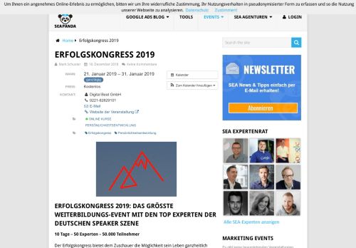 
                            7. Erfolgskongress 2019 - Alles über das Online-Event - Jetzt anmelden