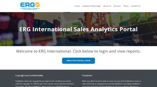 
                            7. ERG International Sales Analytics Portal - ERG International