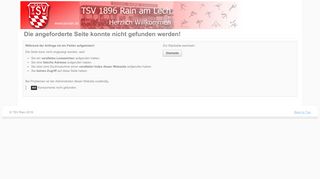 
                            13. Ergebnisse BFV - TSV Rain