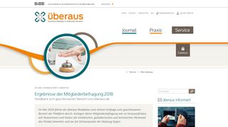 
                            9. Ergebnisse der Mitgliederbefragung 2018 - ueberaus.de