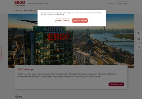 
                            12. ERGO Group Homepage / ERGO Group AG