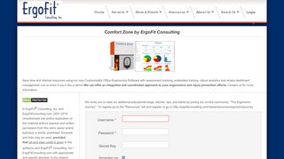 
                            10. ErgoFit Consulting - Login to ErgoFit Consulting