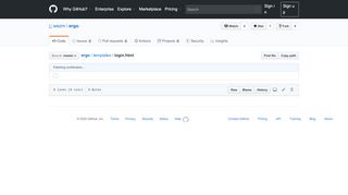
                            9. ergo/login.html at master · wezm/ergo · GitHub