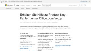 
                            12. Erhalten Sie Hilfe zu Product-Key-Fehlern unter Office.com/setup ...