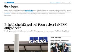 
                            9. Erhebliche Mängel bei Postrevisorin KPMG aufgedeckt - News ...