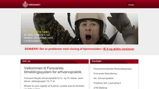 
                            2. Erhvervs Praktik i Forsvaret