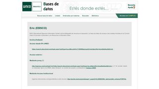 
                            9. Eric (EBSCO) - UNED