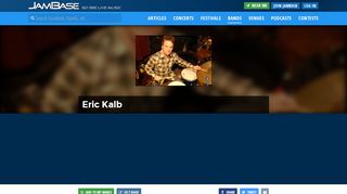 
                            1. Eric Kalb - Upcoming Shows, Tickets, Reviews, More - JamBase
