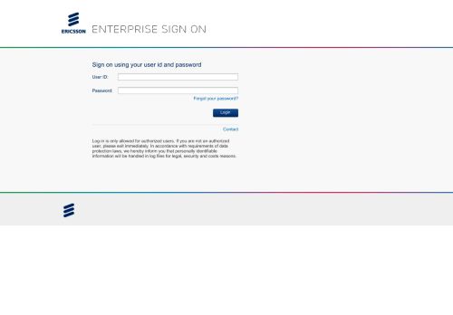 
                            1. Ericsson - Enterprise Sign On