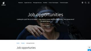 
                            8. Ericsson job opportunities: Creating the future world