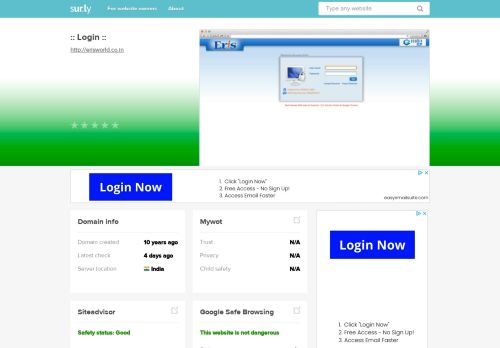 
                            10. erisworld.co.in - :: Login :: - Erisworld - Sur.ly