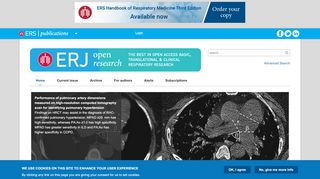 
                            5. ERJ Open Research - European Respiratory Society