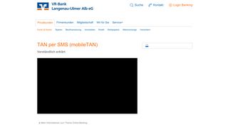 
                            9. Erklärvideo mobileTAN | VR-Bank Langenau-Ulmer Alb eG