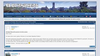 
                            7. [Erledigt] Minecraft Launcher ist nicht zu sehen - Blockminers