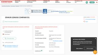 
                            2. Ermuri Genuss Company Eg - Detmold 32758 (Kreis Lippe), Am ...