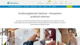 
                            6. Ernährungsberater Seminar | Beratung praktisch erlernen | AKN