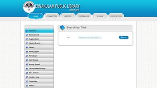 
                            4. Ernakulam Public Library | User - Author Search