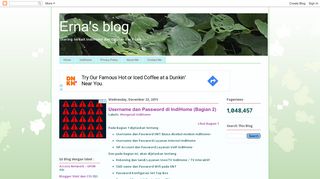 
                            3. Erna's blog: Username dan Password di IndiHome (Bagian 2)