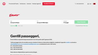 
                            4. Ernest Airlines - Cmime të përballueshme drej Italisë dhe Shqipërisë