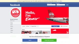 
                            4. Ernest Airlines - Home | Facebook