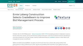
                            7. Ernie Loberg Construction Selects GradeBeam to Improve Bid ...