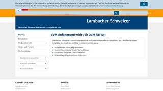 
                            1. Ernst Klett Verlag - Lambacher Schweizer Mathematik Ausgabe ab ...