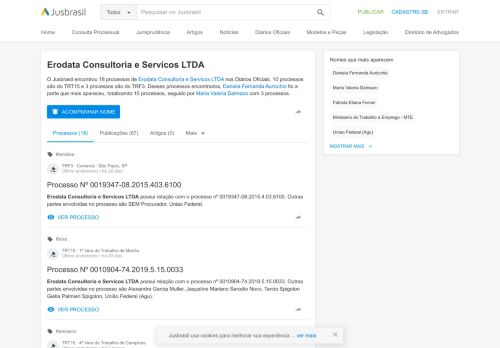 
                            5. Erodata Consultoria e Servicos Ltda - JusBrasil