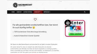 
                            1. erotikchat4free Anonym 100% gratis - powered by NachbarChat