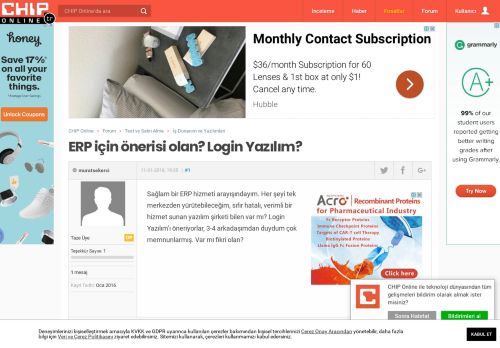 
                            4. ERP için önerisi olan? Login Yazılım? - İş Donanım ve Yazılımları ...