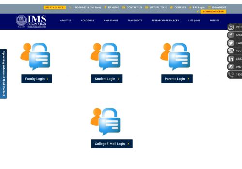 
                            1. ERP Login - IMS Ghaziabad