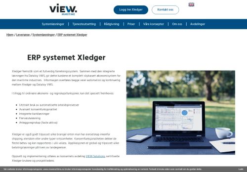 
                            10. ERP systemet Xledger - VIEW Maritime