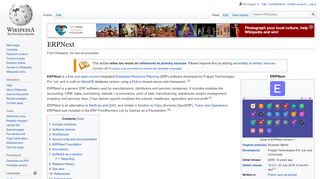 
                            11. ERPNext - Wikipedia