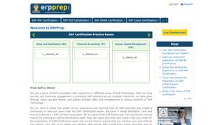 
                            2. ERPPrep: SAP Certification Questions and Online Practice Exam