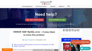 
                            12. 'ERROR 1698' MySQL error - 3 easy steps to solve this problem