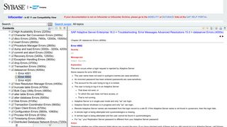 
                            9. Error 4002 - Sybase Infocenter
