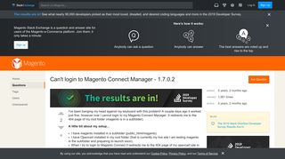 
                            1. error - Can't login to Magento Connect Manager - 1.7.0.2 - Magento ...