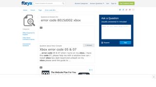 
                            11. error code 8015d002 xbox Questions & Answers (with Pictures) - Fixya
