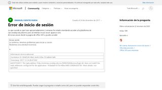 
                            10. Error de inicio de sesión - Microsoft Community