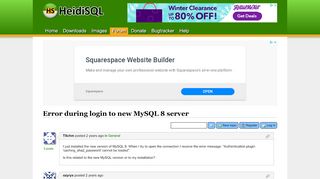 
                            10. Error during login to new MySQL 8 server - HeidiSQL