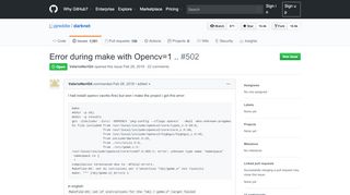 
                            13. Error during make with Opencv=1 .. · Issue #502 · pjreddie/darknet ...