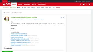 
                            8. Error en pagina hotmail [Resuelto] - CCM