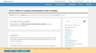 
                            6. Error: Failed to compute elastoplastic strain variables - 1150 - Comsol
