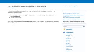 
                            6. Error: Failed to find login and password for this page – SafeInCloud ...