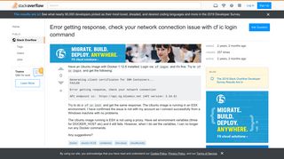 
                            1. Error getting response, check your network connection issue with ...