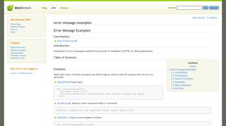 
                            4. error-message-examples · Microformats Wiki