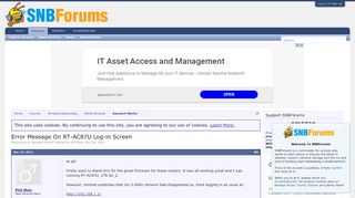 
                            12. Error Message On RT-AC87U Log-in Screen | SmallNetBuilder Forums
