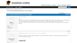
                            9. Error not loading seafight welcome page ( before nick&pass ...