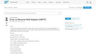 
                            8. Error on Receiver Mail Adapter (SMTP) - archive SAP