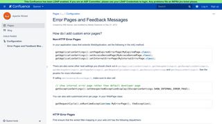 
                            1. Error Pages and Feedback Messages - Apache Wicket - Apache ...