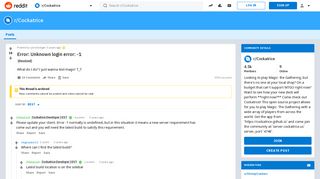 
                            1. Error: Unknown login error: -1 : Cockatrice - Reddit